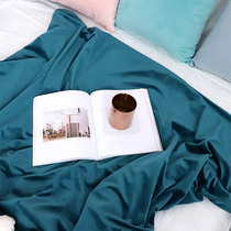 Nordic ins Velvet sofa blanket Bed tail blanket Towel Office nap blanket Dark green blanket Air conditioning blanket Blanket blanket