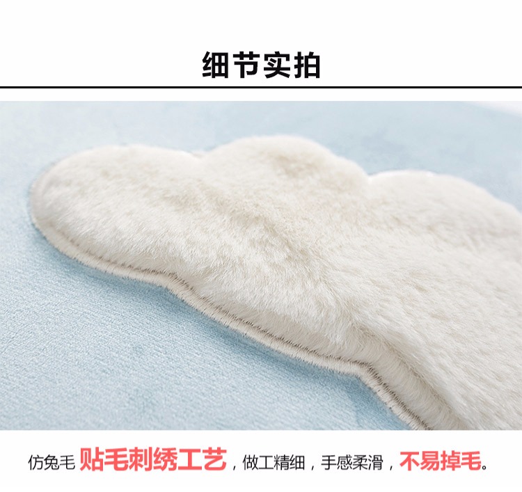 MOM hồng ins gió gối trắng mây lông gối dễ thương đệm giường sofa thủ công ôm gối - Trở lại đệm / Bolsters gối tựa lưng sofa cao cấp