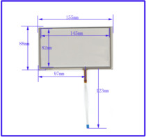 Used for Kovi KT6101 car navigation touch handwriting external screen glass four-wire resistance good quality and sensitive