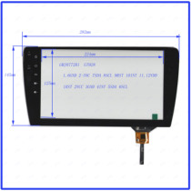 Used for Dirit Maiteng GT928 car navigation touch handwriting external screen capacitive touch screen 282*145