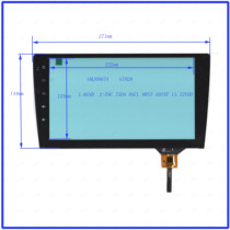  Used for Dongguan Tuyue 12 Camry car navigation touch GT928 handwriting capacitive external screen 271*144