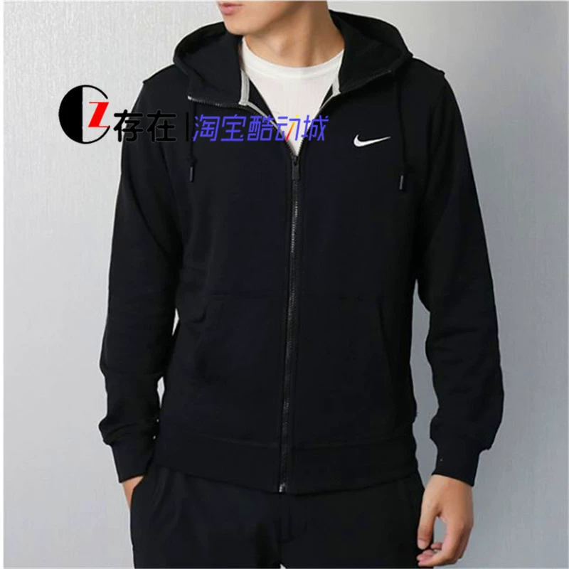 Nike Nike Men mùa xuân thể thao thường dệt kim lông cừu áo khoác trùm đầu AA3173-010 - Áo khoác thể thao / áo khoác