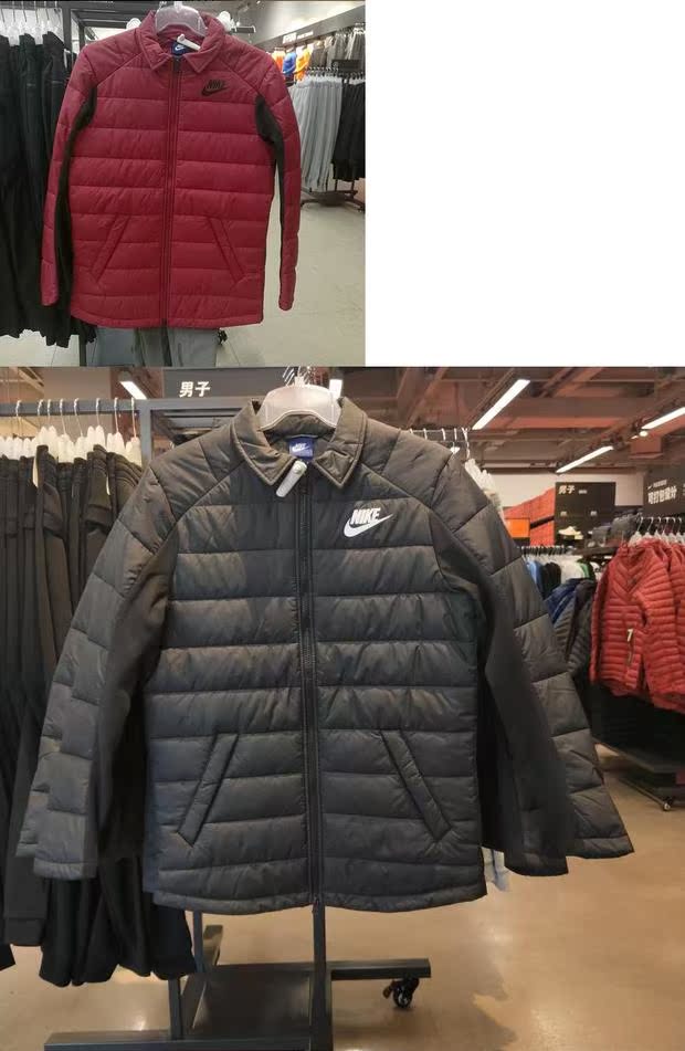 Áo khoác thể thao nam Nike và áo khoác giải trí áo khoác cotton dệt ấm áo khoác 943355-010-423 áo phao bomber nam