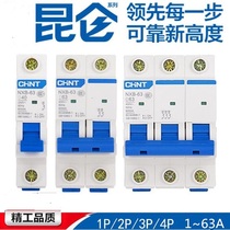 Type D NXB-63 Zhengtai Kunlun Air Open Home Small Circuit Breaker Switch 123P4P 10 32 60a DZ47