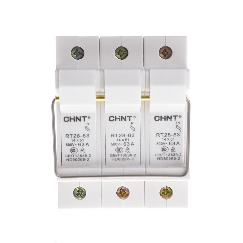 Fake One Penalty ten Zhengtai Electric fuse Fuse Holders RT28-63 3P without melt core