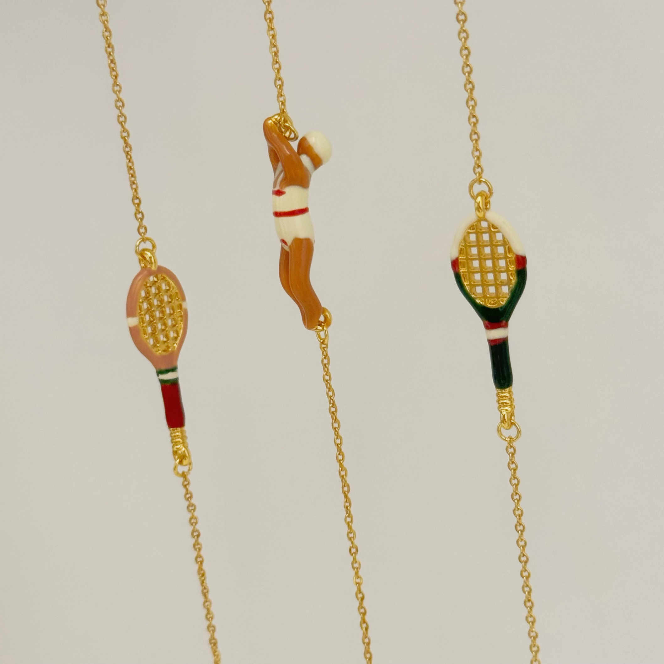 tennis racket necklace Latest Authentic Product Praise