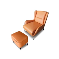 Стул для отдыха + педаль - кожа апельсина/микрофибры