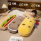 Cute Hamburger Long Pillow Plush Toy Doll Sleeping Pillow Sofa Cushion Children's Gift for Girls