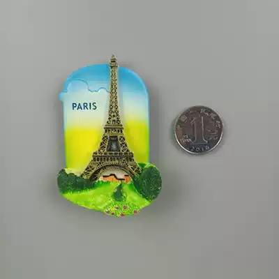 World City Tourist Souvenir Magnetic Refrigerator Sticker Egypt Italy France Russia Spain Canada