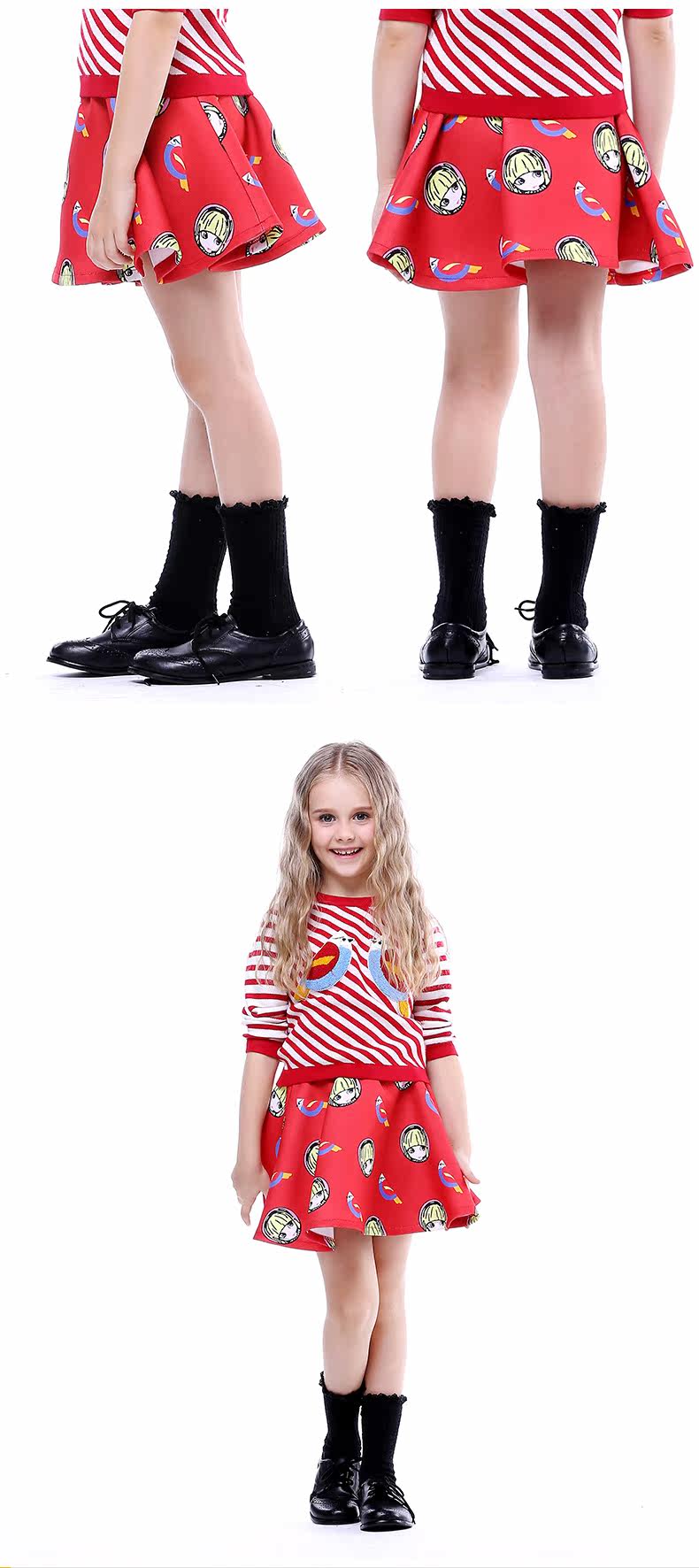 Jupe fillette SSXIAO YU en polyester - Ref 2051782 Image 17