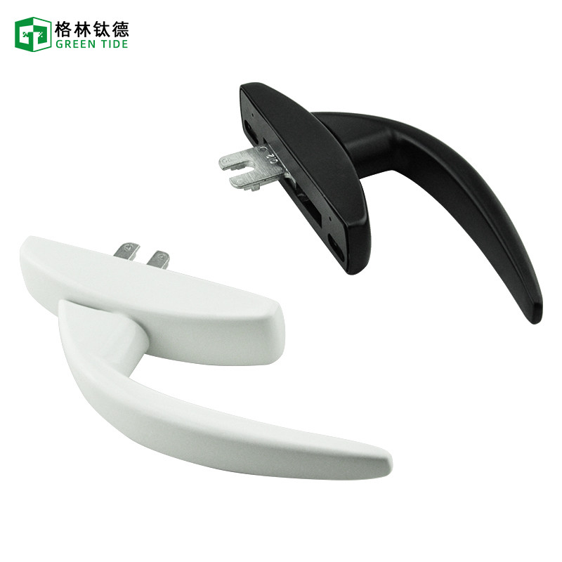 Broken bridge aluminum door and window stick inside flat open window handle inside open window hand inside open inside upside down hand