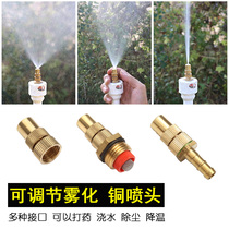 Adjustable high Atomization Nozzle lawn agricultural watering flower watering fine mist cooling site dust removal electric sprayer nozzle