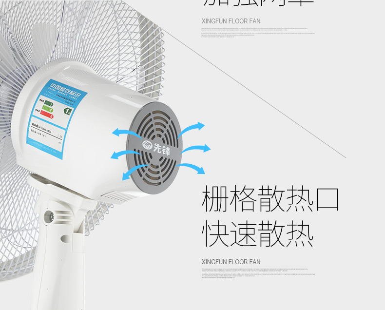 quạt hơi nước misushita Quạt điện tiên phong FS40-16ER DD1605 điều khiển từ xa tiết kiệm năng lượng gió đôi 12 cánh quạt sàn câm chính hãng - Quạt điện quạt hơi nước hatari