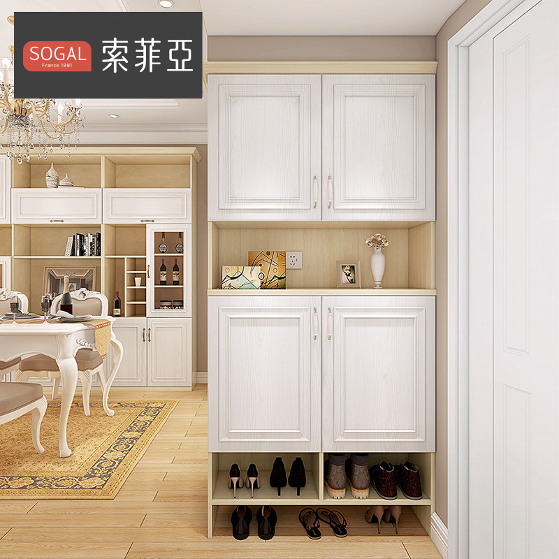 Official Sofia brief Modern Living room Entry cabinet Shoe cabinet Entrance Door Cabinet custom home Large capacity