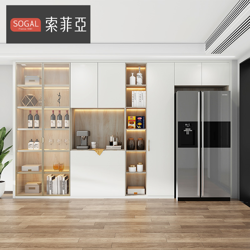 Official Sophia dining cabinet wine cabinet home modern minimalist storage kitchen overall cabinet tea side cabinet storage cabinet