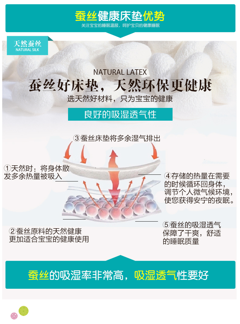 Silk custom-made! Trẻ sơ sinh và trẻ nhỏ là nệm nệm lõi sơ sinh bé trai ở trường mẫu giáo nap Four Seasons chung - Nệm nệm kymdan giá rẻ