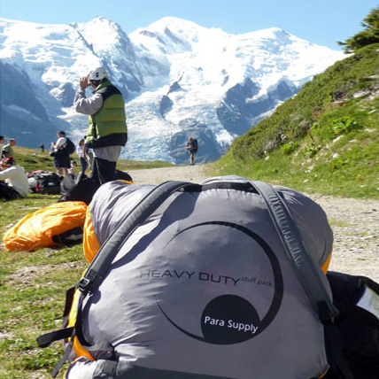 (Mustard flight) paragliding large wrap parachute bag super light lazy man bag parasupply polar