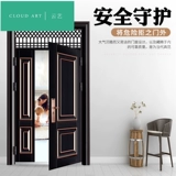 Юньи Дин -Уровень Антифтаж Дверной Дверной Дверной Вилла против входной двери дома домохозяйства, две открытые дверь, четыре открытые двери, невозможная дверная дверь защита от стальных дверей