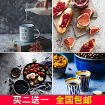 Cement grain wood food photography props Shooting background wall ins wind photo background cloth ornaments swing props