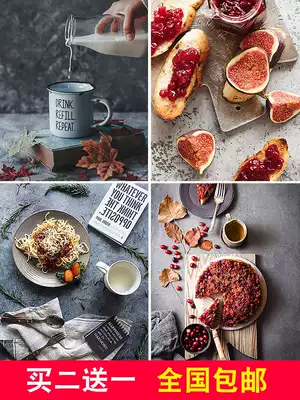 Cement grain wooden board food photography props shooting background wall ins Wind photo background cloth pendulum props