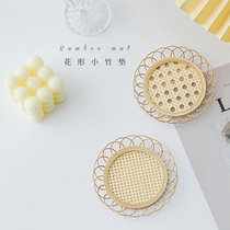 Coaster photo props ins Wind small items background ornaments gourmet Net red blog main product photography decoration