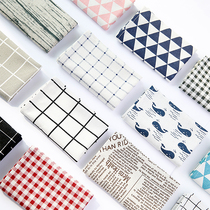 Plaid table mat Placemat napkin Food photography Nordic photo background cloth ins tablecloth photography shooting props