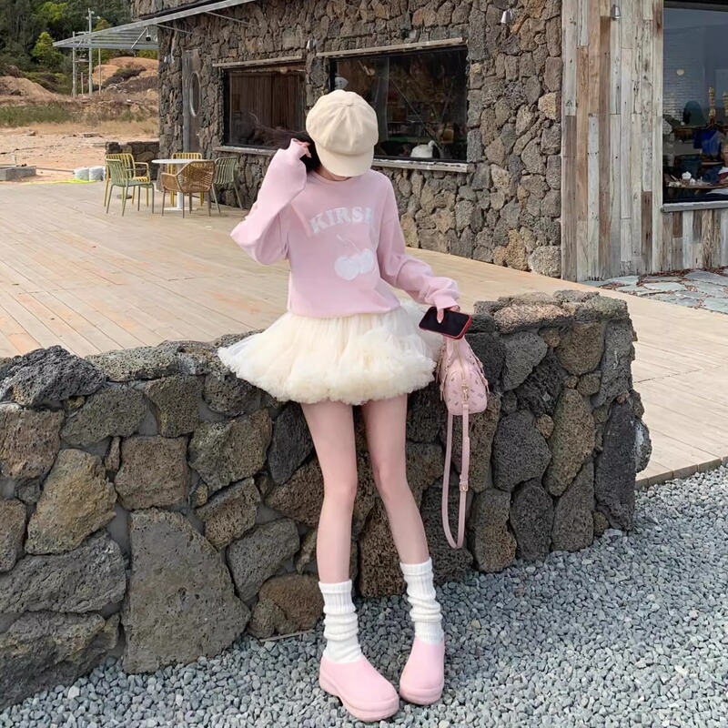 Ballet-Style Tutu Skirt for Adults, 2025 New Model, Popular Online, Parent-Child Skirt, Half Skirt for Adults