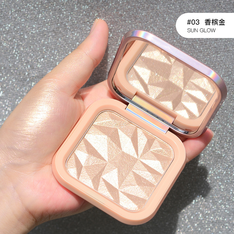 ELESSY Essey high-gloss powder cake repairing mashed potatoes champagne highlight brightening face three-dimensional repairing glitter