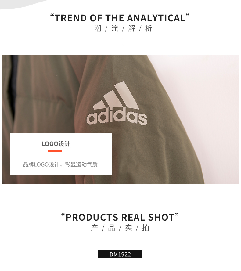 Adidas down jacket nữ dài phần 2018 mùa đông mới ấm áp áo khoác ngoài trời chống gió CY8633 4 áo khoác the thao nam cao cấp