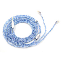  BQEYZ 8-strand single crystal copper silver-plated DIY hand-woven headphone upgrade cable