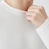 Хлопковый демисезонный цветной приятный телу лонгслив, увеличенная толщина