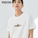 Летняя базовая приятная телу хлопковая футболка с коротким рукавом, с медвежатами, сезон 2021