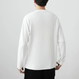 Хлопковый демисезонный цветной приятный телу лонгслив, увеличенная толщина