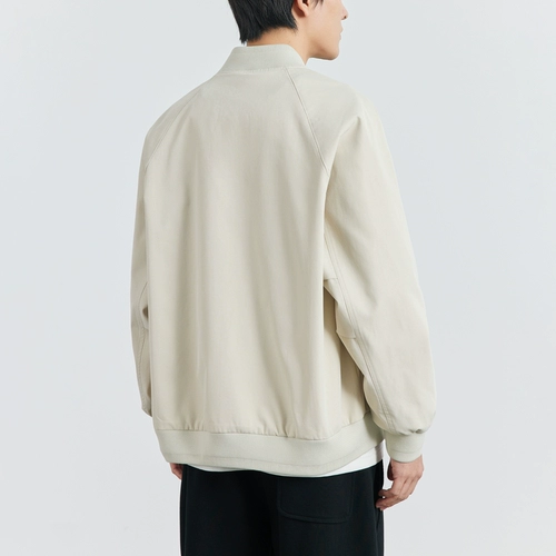 Черная бейсбольная осенняя куртка для отдыха, оверсайз