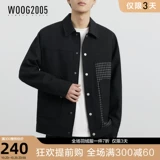 Черная осенняя универсальная куртка для отдыха, оверсайз