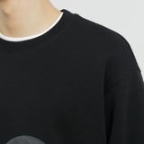 WOOG2005 Черный свитшот, осенний лонгслив, с медвежатами, оверсайз