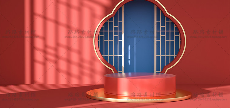 模型-C4D国潮场景模型精选集，110个C4D文件+PSD文件+JPG预览图插图95小新卖蜡笔