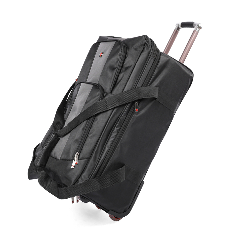 Large-Capacity Trolley Bag 158 Airline Checked Bag 32inch School and Overseas Travel Suitcase Foldable Oxford Cloth Luggage Bag