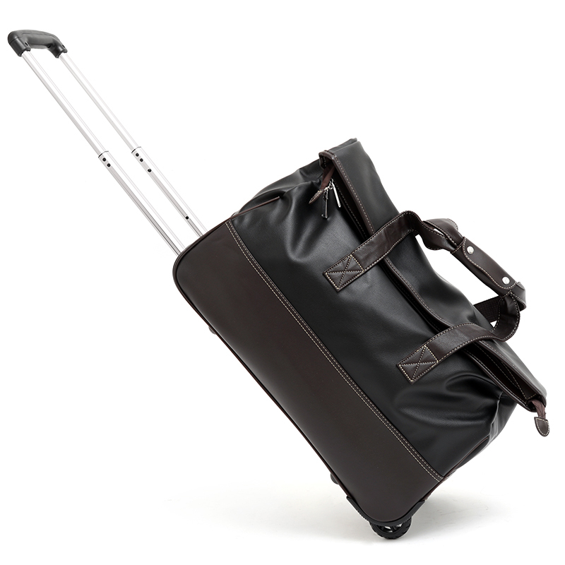 Large-Capacity Portable Travel Bag, Boarding Bag, Trolley Bag, Business Foldable Business Trip Bag, Checked Bag, Luggage Bag for Men and Women