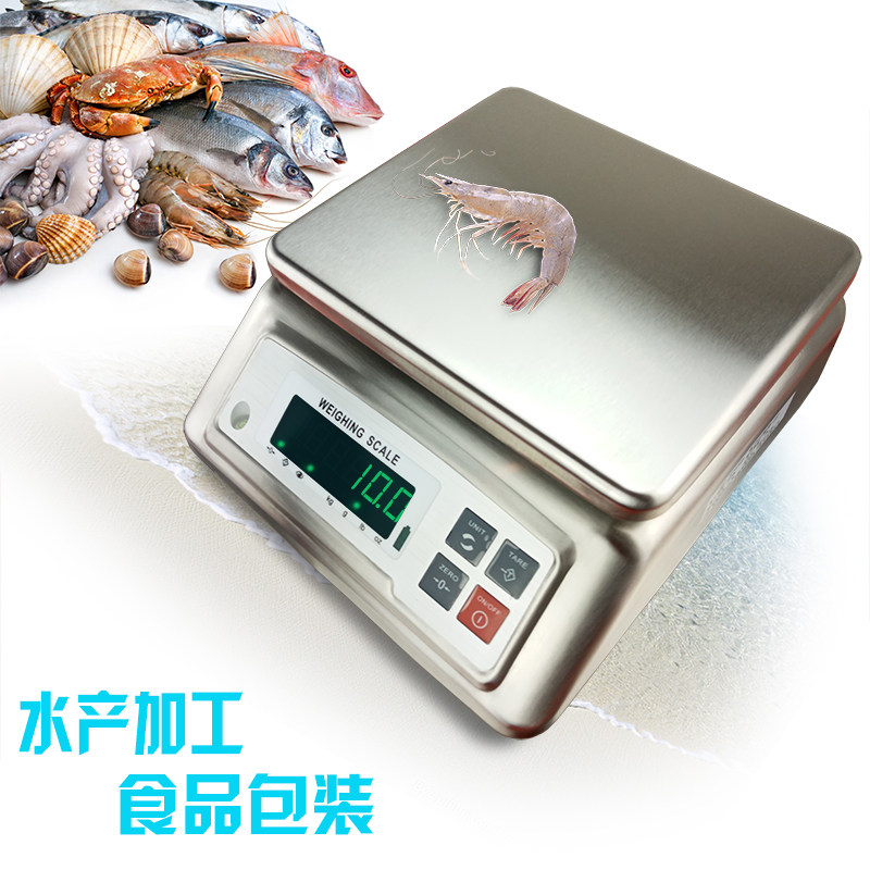 Water-proof weighing electronic scale Rescales waterproof high precision scales Weighing Kitchen Dedicated to Commercial Food Libra Waterproof Tables Scales