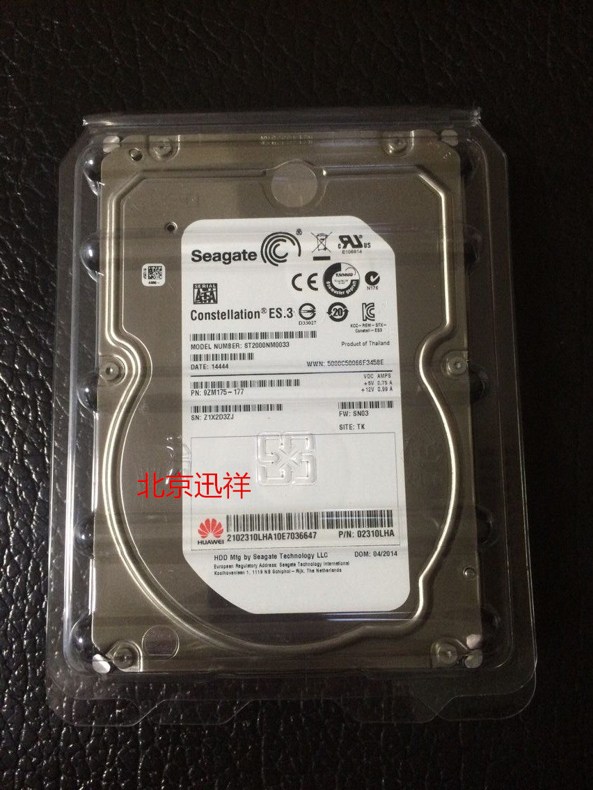 Seagate ST2000NM0033 2TB ES 3 128M PN 02310LHA Enterprise Hard Drive