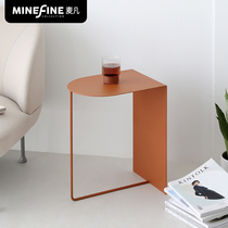 Maifan Nordic simple wrought iron side few modern living room sofa small coffee table Mini corner few bedroom bedside table side few