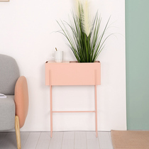 Maifan Nordic wrought iron flower rack Indoor living room simple creative fleshy green radish household multi-layer floor-to-ceiling flower rack