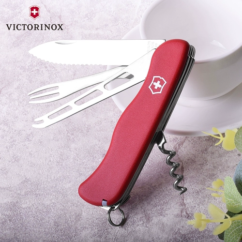 Оригинальный швейцарский армейский нож Виктории 111 мм сырного ножа 0,8313.W открытый многопрофессиональный складной швейцарский сержант нож