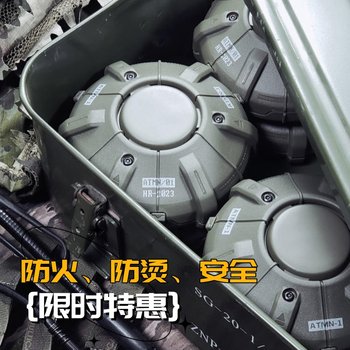 Outdoor mosquito coil box anti-scalding and fire-proof camping