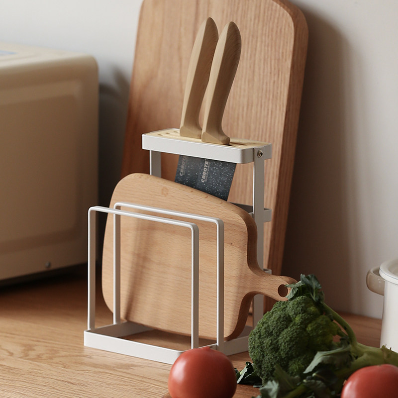 Kitchen Shelve Iron Art Containing Basket Knife Holder CHOPPING RACK CUP RACK MULTIFUNCTION BOWL PAN CONTAINING DISH DRAIN SHELF