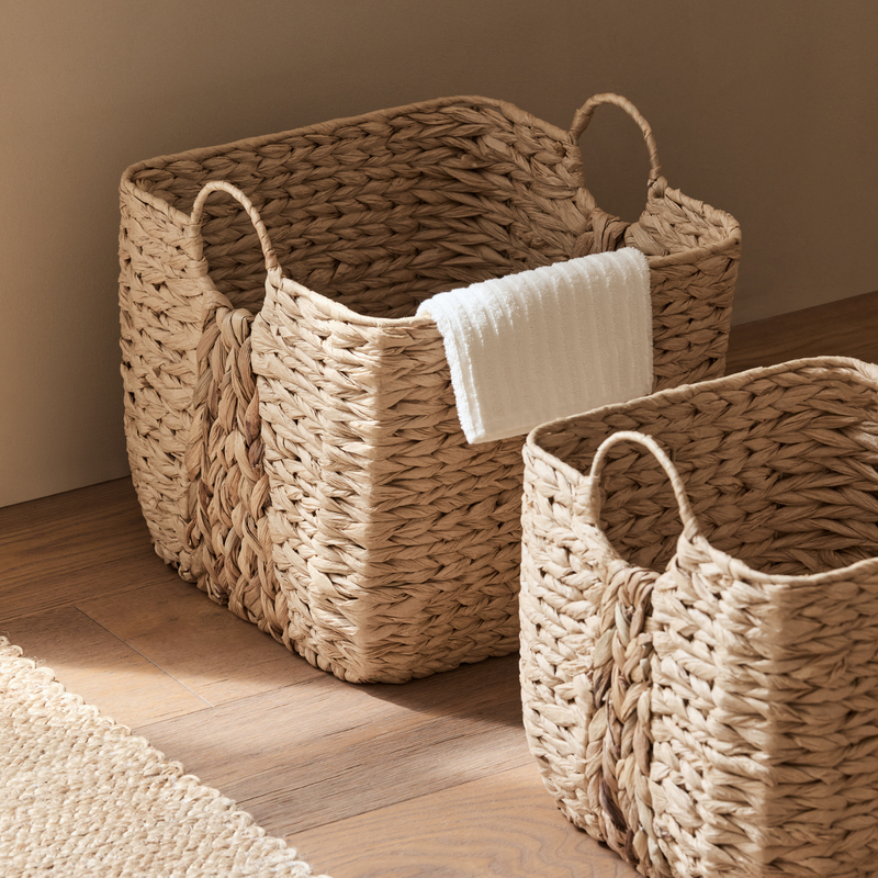 Desktop Storage Basket, Miscellaneous Items, Key Storage Basket, Snacks, Toys, Books, Storage Box, Rattan Woven Straw Basket, Dirty Clothes Basket