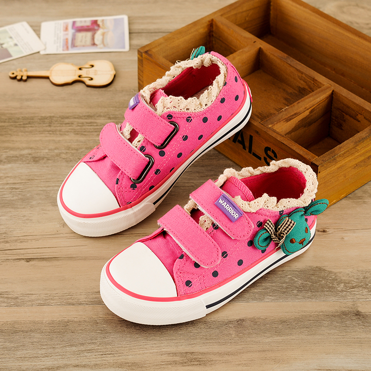 Chaussures de tennis enfants en toile WARRIOR totem pour printemps - semelle caoutchouc - Ref 987341 Image 58