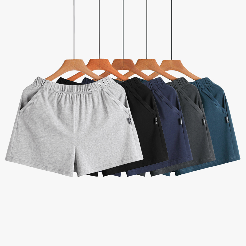 Men's Pajama Shorts, Three-Quarter Length Home Shorts, Summer Thin Loose Modal Cotton Blend Home Sleep Shorts