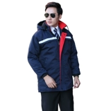 Зимний ветрозащитный удерживающий тепло пуховик для работы подходит для мужчин и женщин